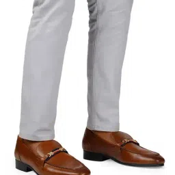 Hats Off Accessories Men's Tan Formal Loafers-image-31