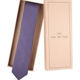 The Tie Hub Men Printed Silk Broad Tie-picture-14