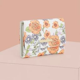 Forever Glam by Pantaloons White Floral Medium Wallet for Women-picture-48