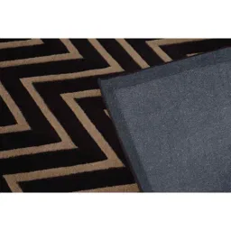 Presto Brown Wool Hand Tufted Carpet image 4