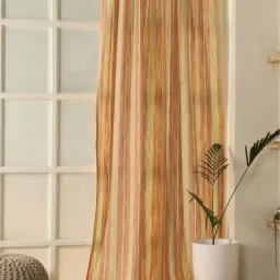 Peepul Tree Multicolor Cotton 180 GSM Darkening Handmade Curtain-picture-46