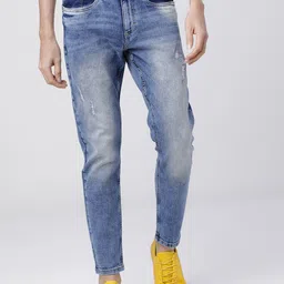 HIGHLANDER Men Blue Tapered Fit Jeans-image-85
