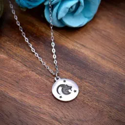 GIVA 92.5 Sterling Silver Aries Zodiac Pendant with Chain for Women-picture-24