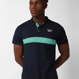 Reebok Navy Slim Fit Sports Polo-picture-22