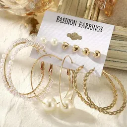 Arzonai Contemporary Hoop Earrings-picture-14