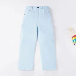 Ed-a-Mamma Girls Light Blue SolidJeans-image-30