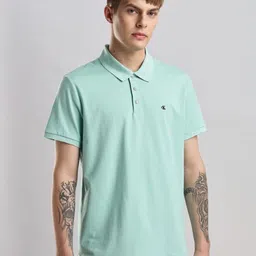 Calvin Klein Jeans Men Polo Collar Applique T-shirt image 3