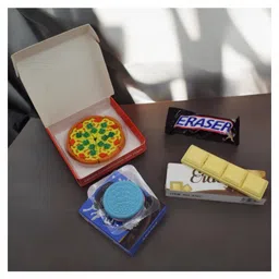 Asera Fancy Erasers for Birthday Return Gifts for Kids (Pack of 4) image 1