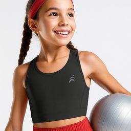Pine Active Knit Sleeveless Super Stretch Sports Bra - Black-picture-16