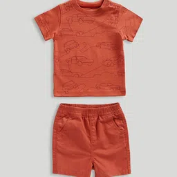 mothercare Boys Printed T-shirt with Shorts-picture-31