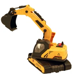 NEGOCIO Engineering Construction Vehicle 1:18 scale Classic Edition" Excavator toy with light & music for kids- PACK OF 1- COLOR MAY VARY image 5