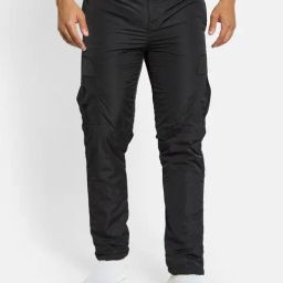 Octave Black Cotton Regular Fit Trackpants-picture-19