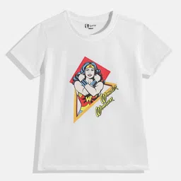Eteenz Girls Wonder Woman Printed T-shirt-picture-19