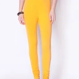 Dollar Missy Yellow Cotton Leggings-picture-47