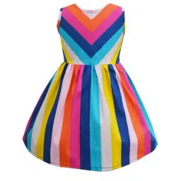 A.T.U.N. Multicolour Striped Dress-picture-24