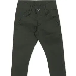 U.S. Polo Assn. Kids Green Solid Trousers-picture-37