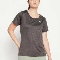 Clovia Grey Round Neck T-Shirt-picture-27
