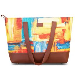ZOUK Multicolor Printed Large Tote Bag-picture-7