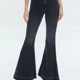FOREVER 21 WOMEN HIGH WAIST FLARED FIT REGULAR LENGTH JEANS-picture-18