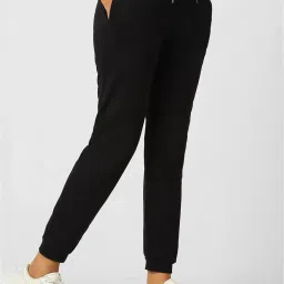 Van Heusen Black Regular Fit Mid Rise Joggers image 3