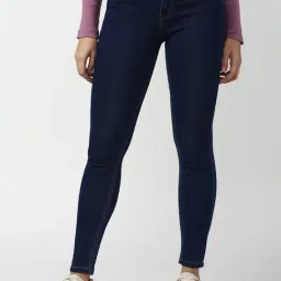 Forever 21 Dark Blue Regular Fit Jeans-image-4