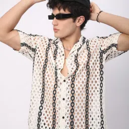 VASTRADO Core Fashion Multi Self Design Shirt image 3