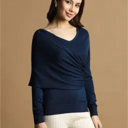 Allen Solly Navy Regular Fit Top image 3