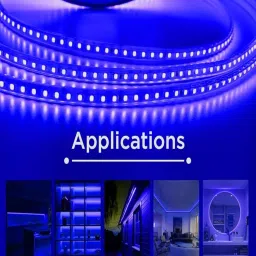 SPARK WORLD Blue Plastic LED Rope Light image 3