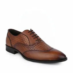 Alberto Torresi Men's Tan Oxford Shoes image 3