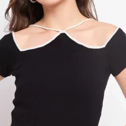 Madame Black Regular Fit Top & Tees image 5