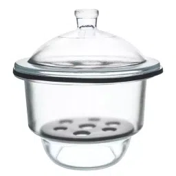 ABGIL 30cm Glass Desiccator with Cover Knob and Porcelain Plate ABG1376 image 1