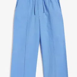 Campana Kids True Blue Cotton Regular Fit Full Sleeves Trouser-image-86