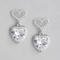 DressBerry Heart Shaped Drop Earrings-picture-36