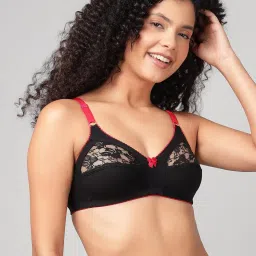 Clovia Black Cotton Everyday Bra image 3