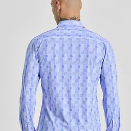 Snitch Men Slim Fit Opaque Printed Casual Shirt image 3