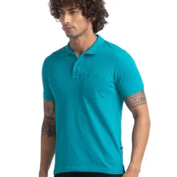 Parx Green Regular Fit Polo T-Shirt image 3