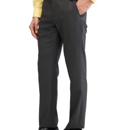 Park Avenue Green Regular Fit Trousers image 3