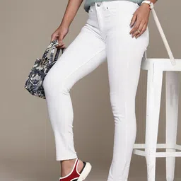 MANGO Women Pushup Skinny Fit Low-Rise Jeans-picture-32