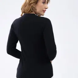 Monte Carlo Black Solid Cardigan image 2