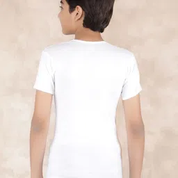 Dollar Boy Undershirt Round Neck Solid Innerwear Vests  Pack Of 5 image 3