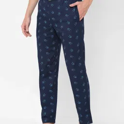 Urban Scottish Navy Regular Fit Printed Lounge Pants image 3