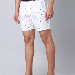 Urban Scottish White Regular Fit Printed Boxers image 3
