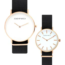 JOKER & WITCH White & Gold Toned Roy Miller & June Couple Watch Gift Set  JWCW89-picture-24