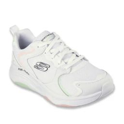 Skechers Women's D'LUX FITNESS-MODEST FLOW White Running Shoes-picture-44