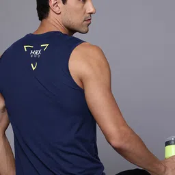 HRX by Hrithik Roshan Airflow Brand Logo Printed Rapid-Dry Running Ultralite T-shirt-picture-23