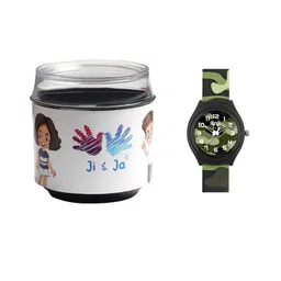 JI & JA Boys Printed Brass Dial & Straps Watch JJ201 image 4