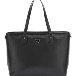 Guess Black Norom Textured Tote-image-28