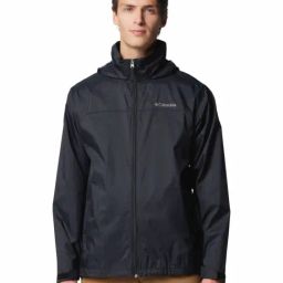 Columbia Mens Black Glennaker Lake II Rain Jacket-picture-39