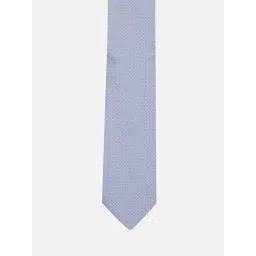 Allen Solly Grey Polyester Embroidered Tie image 3