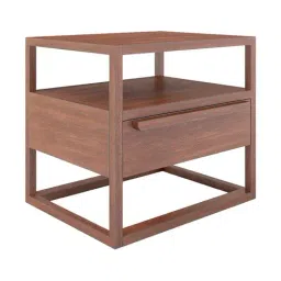 durian Pure Turner Night Table in Brown Colour image 4